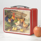 Schattigee  Country Rooster receptendoos (In situ)