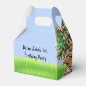 Schattigee Cowboy Farmer 1e. verjaardagsfeestje Bedankdoosjes (Achterkant)