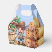 Schattigee Cowboy Farmer 1e. verjaardagsfeestje