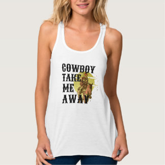 Schattigee cowboy neem me mee, perfecte Valentijns Tanktop