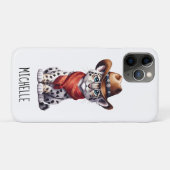 Schattigee Cowboy Snow Leopard Naam Case-Mate iPhone Case (Achterkant (horizontaal))