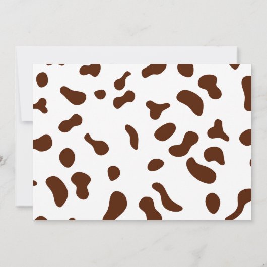 Schattigee Cowboy Verjaardagsfotouitnodiging Kaart (Achterkant)