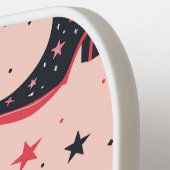 Schattigee cowboylaarzen naadloze patronen pickleball paddle (Links Detail)