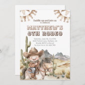 Schattigee Cowboy's Rodeo Kaart (Voorkant / Achterkant)