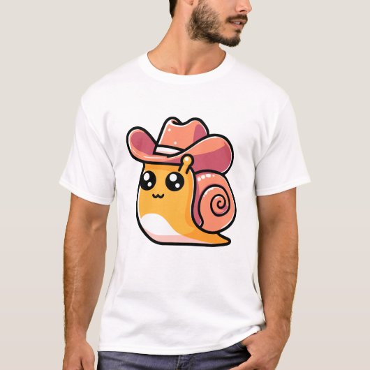 Schattigee cowboyslak t-shirt (Voorkant)