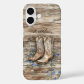 Schattigee Cowgirl Rustic Country Westerne Cowboy  Case-Mate iPhone Case (Achterkant)