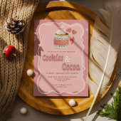 Schattigee Cozy Cookies en Cocoa Holiday Kerstmis Kaart