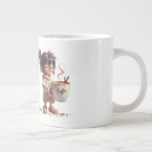 Schattigee Cozy Girl Coffee Mok - Cadeau voor haar (Rechts)