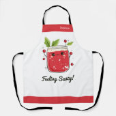Schattigee cranberrysaus – Grappig Kawaii Koken Schort (Voorkant)