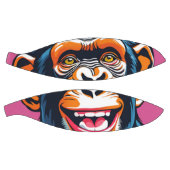 Schattigee Crazy Funny Chimpanzee Basketbal (Panelen)