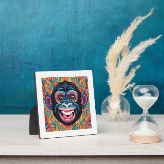 Schattigee Crazy Funny Chimpanzee Fotoplaat (Insitu)