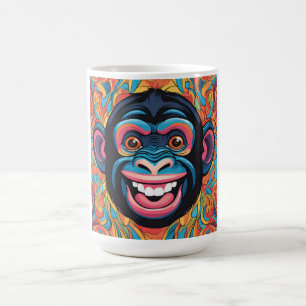 Schattigee Crazy Funny Chimpanzee Koffiemok