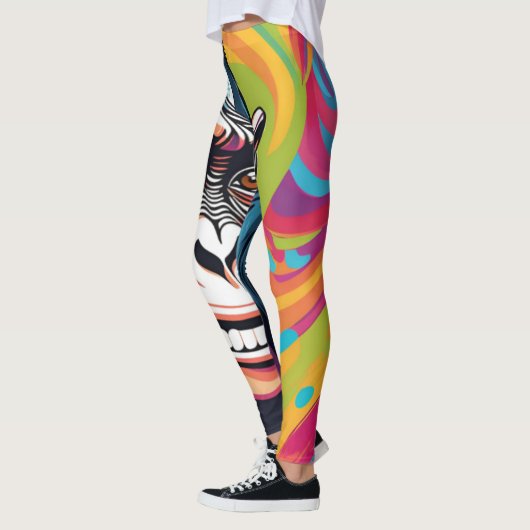 Schattigee Crazy Funny Chimpanzee Leggings (Links)