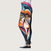 Schattigee Crazy Funny Chimpanzee Leggings (Links)