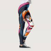 Schattigee Crazy Funny Chimpanzee Leggings (Rechts)