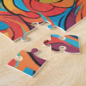 Schattigee Crazy Funny Chimpanzee Legpuzzel (Zijkant)