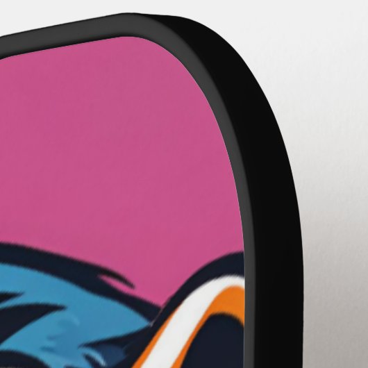 Schattigee Crazy Funny Chimpanzee Pickleball Paddle (Links Detail)