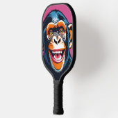 Schattigee Crazy Funny Chimpanzee Pickleball Paddle (Links)