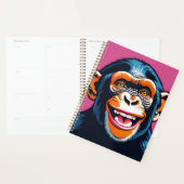 Schattigee Crazy Funny Chimpanzee Planner (Display)