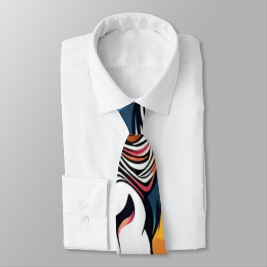 Schattigee Crazy Funny Chimpanzee Stropdas (Gebonden)