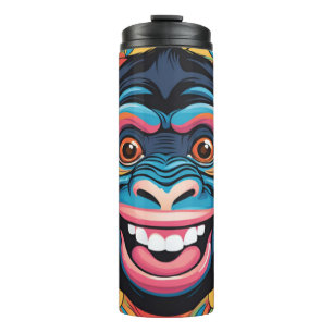 Schattigee Crazy Funny Chimpanzee Thermosbeker