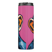 Schattigee Crazy Funny Chimpanzee Thermosbeker (Achterkant)