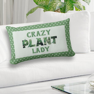 Schattigee Crazy Plant Lady Plant Lover Kussen