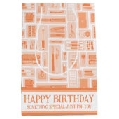 Schattigee creatieve kunst levert perzik Sinaasapp Medium Cadeauzakje (Voorkant)