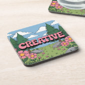 Schattigee Creative Affirmation Onderzetter Set (Linkerzijde)