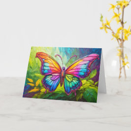 Schattigee Creative Butterfly Art Happy Birthday Kaart