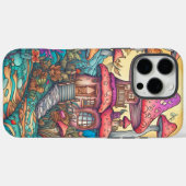 Schattigee Creative Mushroom Hut Illustratie Case-Mate iPhone Case (Achterkant (horizontaal))
