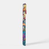 Schattigee Creative Mushroom Hut Illustratie iPhone 15 Case (Rechterkant)