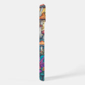 Schattigee Creative Mushroom Hut Illustratie iPhone Hoesje (Rechterkant)