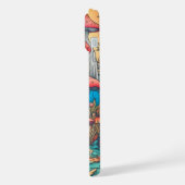 Schattigee Creative Mushroom Hut Illustratie iPhone Hoesje (Linkerkant)