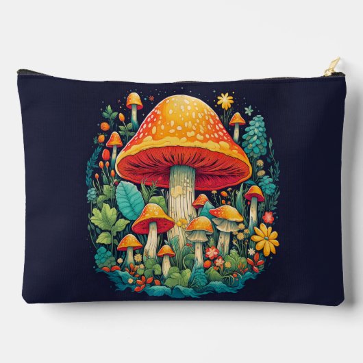 Schattigee Creative Mushroom Illustratie Etui (Achterkant)