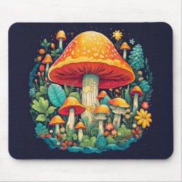 Schattigee Creative Mushroom Illustratie Muismat