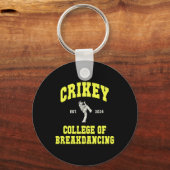 Schattigee Crikey College van Breakdancing Breakda Sleutelhanger (Voorkant)