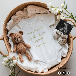 Schattigee Crochet beer neutrale zwangerschapsaank Kaart