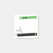 Schattigee Cross Country Grass Runner gepersonalis Post-it® Notes (Voorkant)