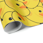 Schattigee Cruise Ducks Gele Rubber Duckys Cadeaupapier (Rol Hoek)