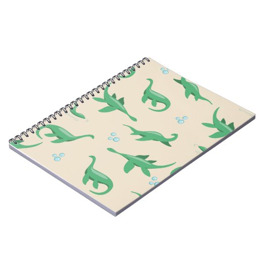 Schattigee Cryptid Loch Ness Monster Notitieboek (Linkerzijde)