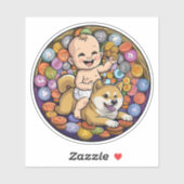 Schattigee Crypto Baby Sticker (Vel)