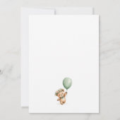 Schattigee Cub Sage Green We kunnen nauwelijks wac Kaart (Achterkant)