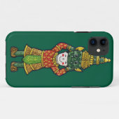 Schattigee Culturele Jongen Cartoon in Masker Case-Mate iPhone Case (Achterkant (horizontaal))