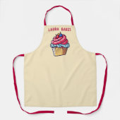 Schattigee cupcake bakkerij gebak chef dessert keu schort (Voorkant)