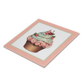 Schattigee cupcake bakkerij huis zakelijke craftin tegeltje (Zijkant)