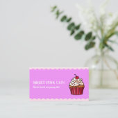 Schattigee Cupcake Bakkerij Sweet & Fun Pastry Che Visitekaartje (Staand voorkant)