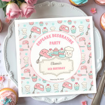 Schattigee Cupcake Decorating Party Baking Girl Ve