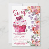 Schattigee cupcake Spring Butterfly bloemzoet 16 Kaart (Voorkant)
