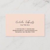 Schattigee Cupcake Sweet Treats Cake Bakkerij Blus Visitekaartje (Achterkant)